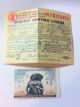 1959 - 1960 Mallard By Maynard Reece $3 Duck Stamp Nh W Gum & Hunting License Back of Book photo 1