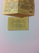 1959 - 1960 Mallard By Maynard Reece $3 Duck Stamp Nh W Gum & Hunting License Back of Book photo 4