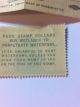 1959 - 1960 Mallard By Maynard Reece $3 Duck Stamp Nh W Gum & Hunting License Back of Book photo 6