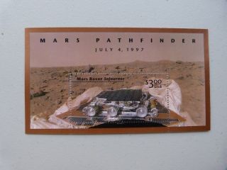 Usa United States 1997 Mars Pathfinder Space Scott 3178 Stamp Sheetlet photo