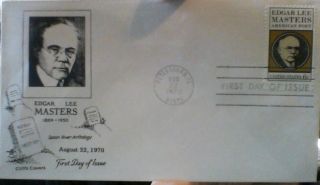 Limited Edition First Day Cover (edgar Lee Masters) photo