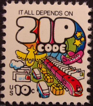 Stamp Us 10c Zip Code,  Cat.  1511 Nh/og photo