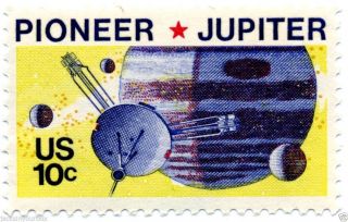 1556 Single Pioneer Jupiter Yr 1975,  10 Ct Buy 3+ Ships photo