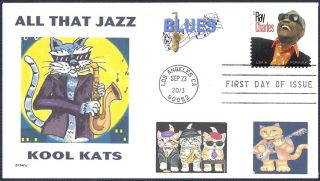 Kool Kats - All That Jazz - Sax - Blues - Music - Cats - Ray Charles Fdc - Dwc Cachet photo