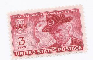 Us Stamp Final National Encampment Of The Gar 3 Cent Stamp Us Stamp G photo