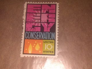 10c Energy Conservation Stamp photo
