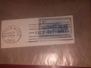 3c The Baltimore & Ohio Railroad Chartered 25 Years Of Rail Stamp 1952 photo