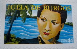 Julia De Burgos - Puerto Rican Poet - Stamp Scott ' S 4476 Ships For photo