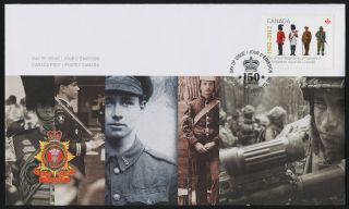 Canada 2580 Fdc The Royal Regiment Of Canada photo