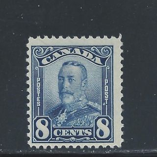 King George V Scroll Issue 8 Cents Blue 154 Nh photo