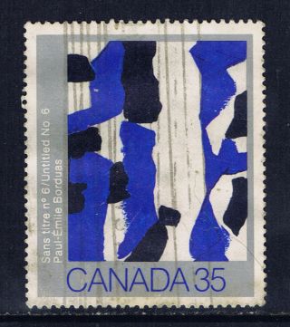 Canada 889 (1) 1981 35 Cent Untitled No.  6 By Paul - Emile Borduas photo