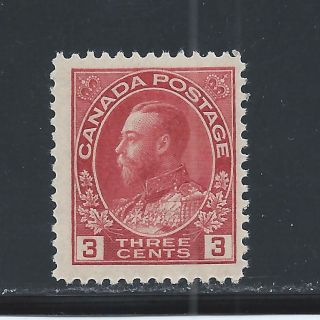 King George V Admiral 3 Cents Carmine 109 Nh photo