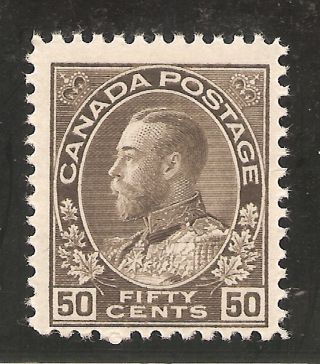King George V Admiral 50 Cents Black Brown 120 Nh photo