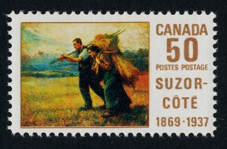 Canada 492 Art,  Suzor - Cote,  Return From The Harvest photo