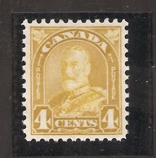 King George V Arch/leaf Issue 4 Cents 168 Mh photo