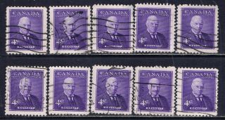 Canada 357 (10) 1955 4 Cent Richard Bedford Bennett 10 photo
