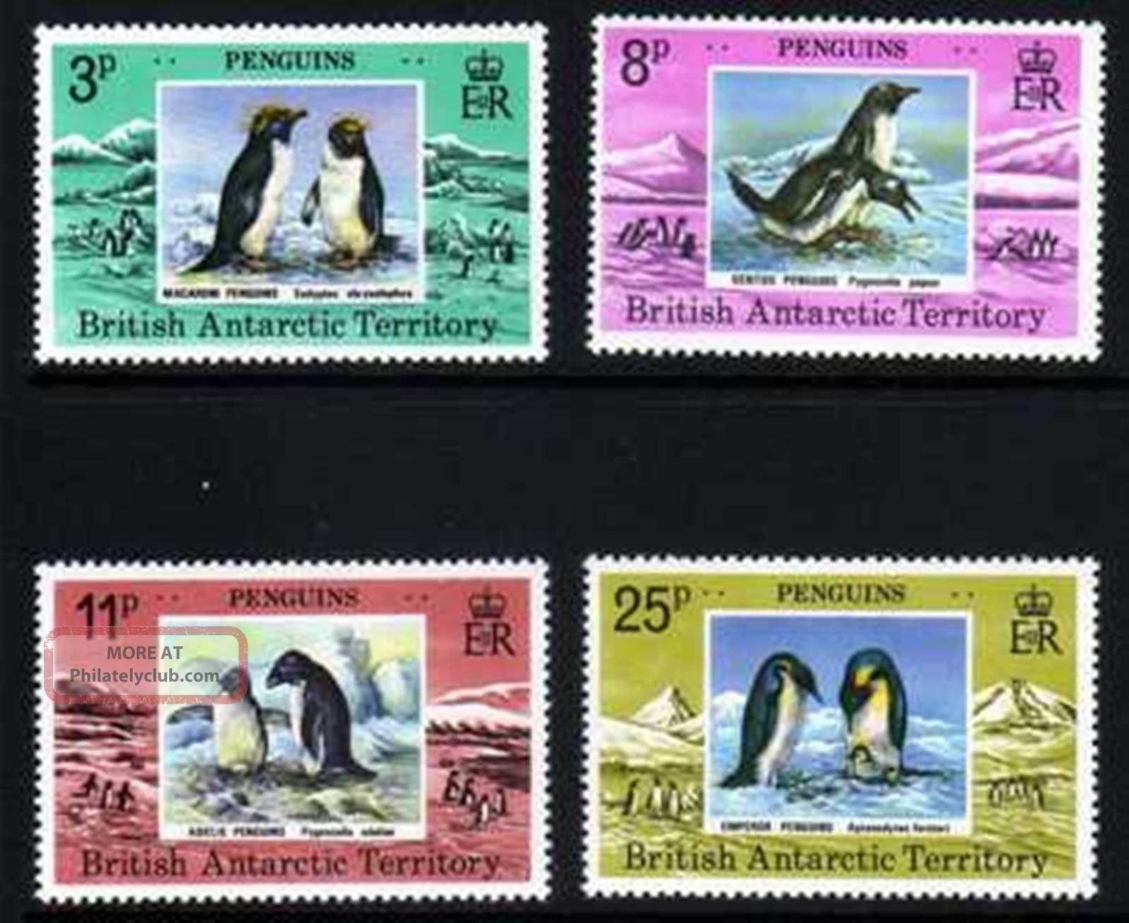 British Antarctic Territory 1979 Penguins Sg 89 - 92 Unmounted British Colonies & Territories photo