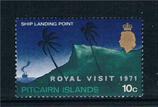 Pitcairn Is 1971 Royal Visit Sg 115 photo