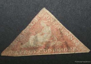 Cape Of Good Hope Cgh Triangular Triangle Stamp Sg5 Brick Red C38 photo