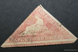 Cape Of Good Hope Triangle Cgh Triangular Stamp Sg5 Brick Red C29 photo