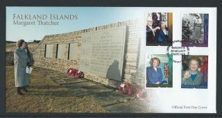 2013 Falklands Islands Lady Thatcher First Day Cover photo