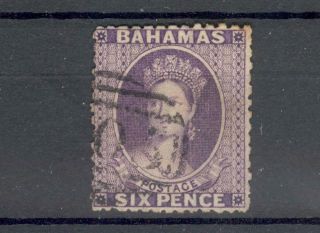 Bahamas Qv 1863 - 77 6d Deep Violet Sg31 photo