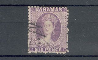 Bahamas Qv 1863 - 77 6d Lilac Sg30 photo