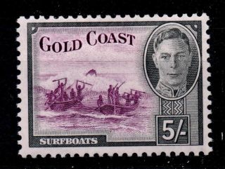 Gold Coast Sg145 1948 5/= Purple & Black Mtd photo