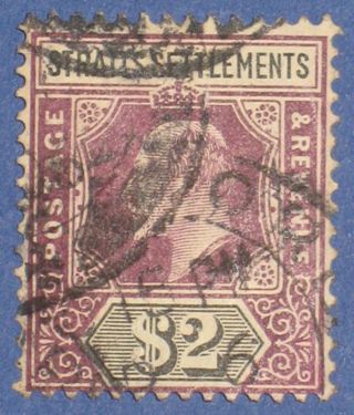 1905 Straits Settlements $2.  00 Scott 125 S.  G.  137 Cs00084 photo