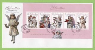 Gibraltar 2005 Christmas Miniature Sheet First Day Cover photo