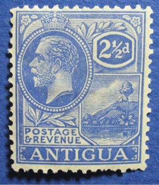 1927 Antigua 2 1/2d Scott 49 S.  G 73  Cs04566 photo