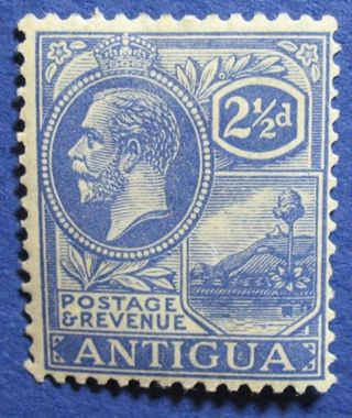 1927 Antigua 2 1/2d Scott 49 S.  G 73  Cs04567 photo