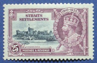 1935 Straits Settlements 25c Scott 216 S.  G.  259 Cs00174 photo
