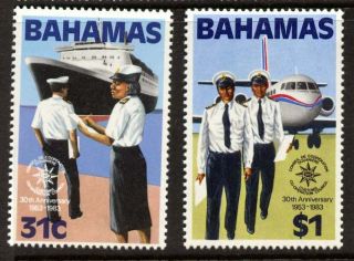 Bahamas 536 - 7 Ship,  Aircraft photo