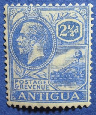 1922 Antigua 2 1/2d Scott 49a S.  G 71  Cs04582 photo