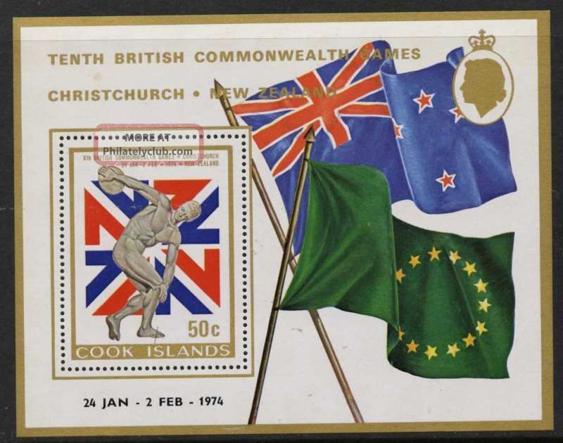 Cook Islands 377 Mh Sports,  Flags,  Commonwealth Games British Colonies & Territories photo
