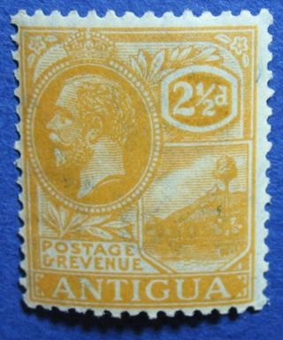 1923 Antigua 2 1/2d Scott 50 S.  G 72  Cs04592 photo
