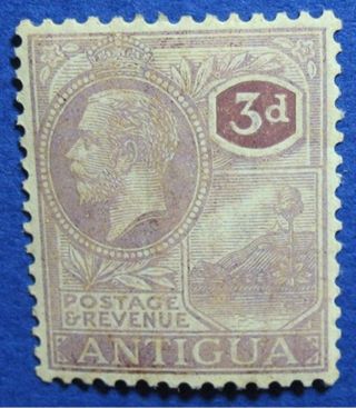 1925 Antigua 3d Scott 51 S.  G 74  Cs04597 photo