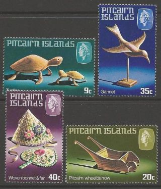 Pitcairn Islands Sg207/10 1980 Handicrafts photo