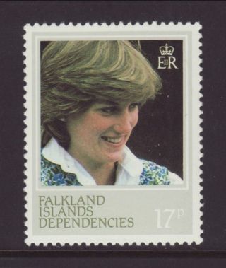 Falkland Island Dependencies Princess Diana 1l73a Vf (12996) photo