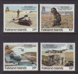 Falkland Island Engineers 457 - 480 Vf (12995) photo