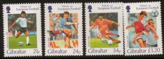 Gibraltar Sg771/4 1996 European Football Championships photo
