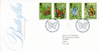 13 May 1981 Butterflies Post Office First Day Cover London Sw Shs (w) photo