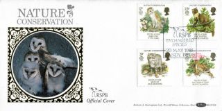 20 May 1986 Nature Conservation Benham Blcs 12b First Day Cover Sandy Beds Shs photo