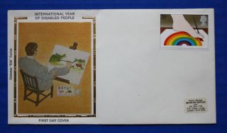 Great Britain (940) 1981 Int ' L Year Of Disabled People Colorano 