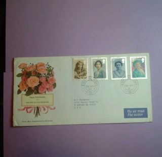 United Kingdom - 90th Birthday Hm The Queen Mother - Commemorative Envelope photo