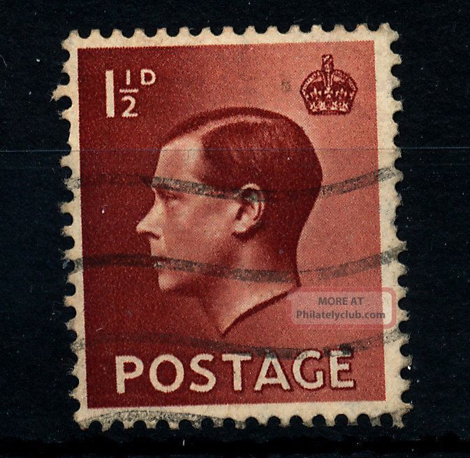 B46 Gb 1936 Sg457wi 1.  1/2d Red - Brown Great Britain photo