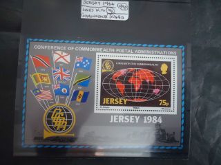 Jersey 1984 Links With Commonwealth M/s photo