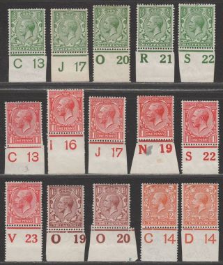 King George V 1912 - 24 Marginal Control Selection To 2d Inc Better photo