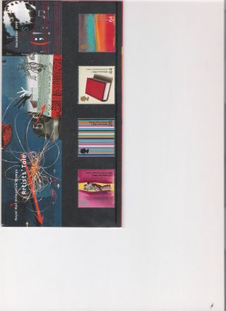 1999 Royal Mail Presentation Pack Artists Tale photo